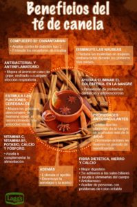 beneficios del té de canela